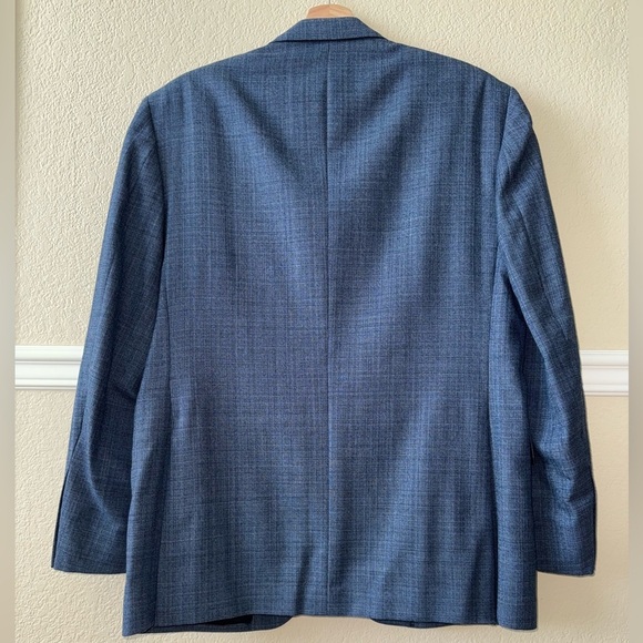 Jos. A. Bank 100% Wool Traveler Blazer Jacket Blue Men’s Size 41 Regular - Picture 5 of 11